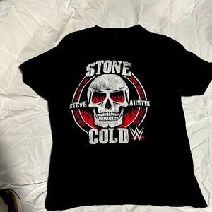 Used old school stone cold Steve Austin shirt. WWE